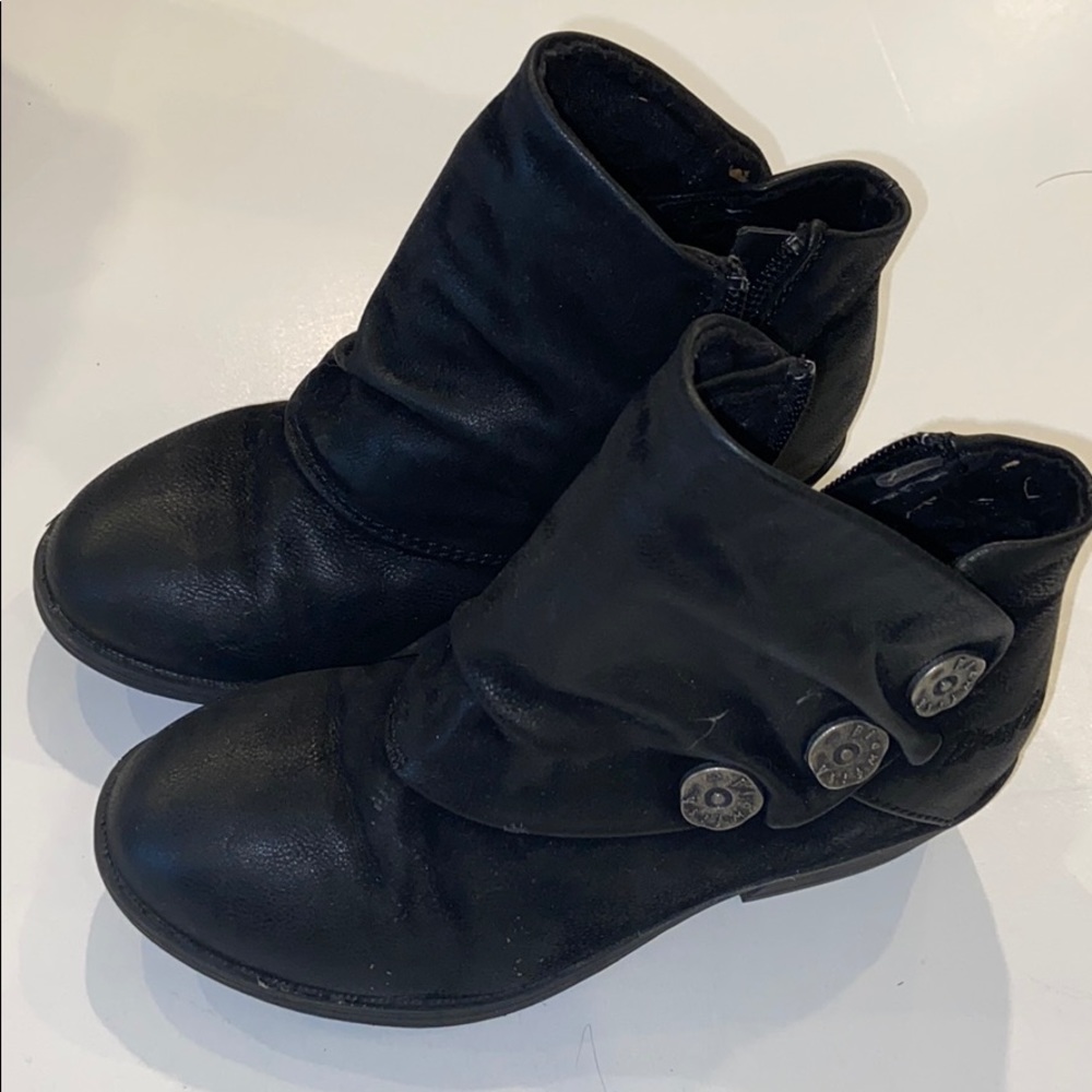 Velvet Black Booties